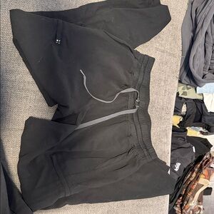 Black Drawstring Shorts